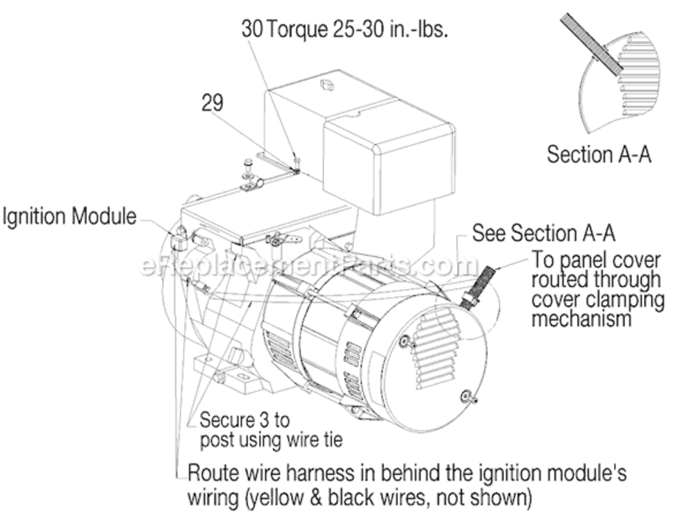 Page C Diagram and Parts List for H451CS-W Type 3 Porter Cable Generator